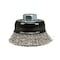 Forney Command PRO Cup Brush, Crimped, Stainless Steel, 2-3/4 in x .014 in x 5/8 in-11 72801 - alternate 4